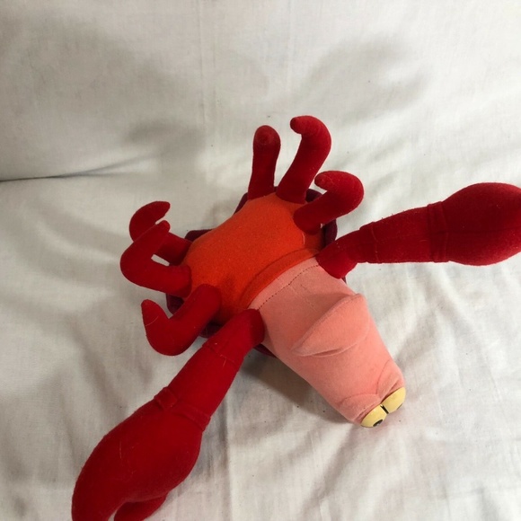 Disney Sebastian Little Mermaid Plush 14 in wide Claw to Claw Stuffed Animal Toy - Picture 6 of 6